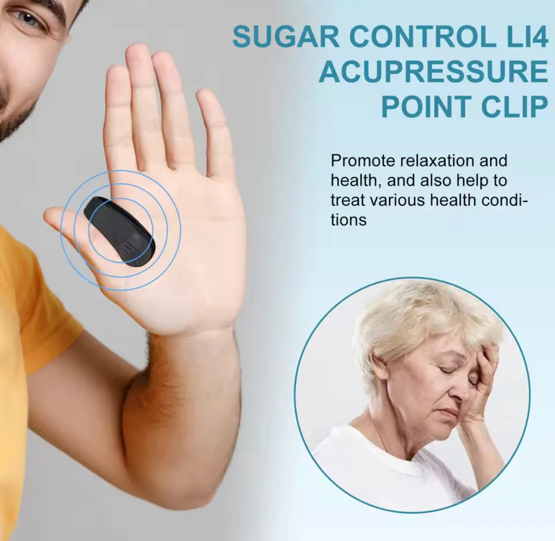 Sugar Control L14 Acupressure Point Clip