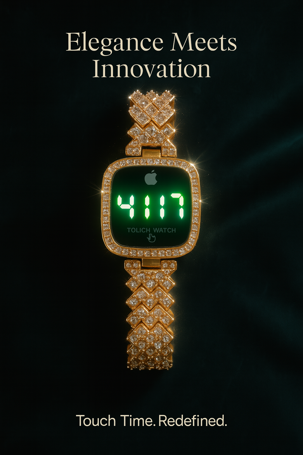 LED Touch Screen Watch Waterproof, Cell Operated, Stylish Digital Wrist watch