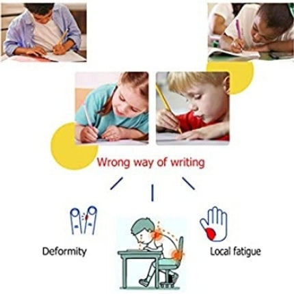 Pencil Grips - Children Pen Writing Aid Grip; Set Posture; Correction Tool for Kids, Preschoolers, Children