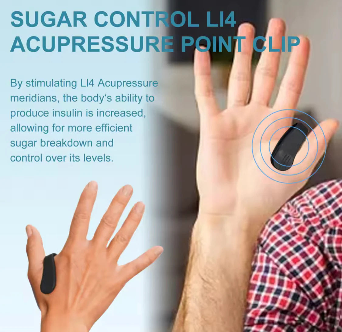 Sugar Control L14 Acupressure Point Clip