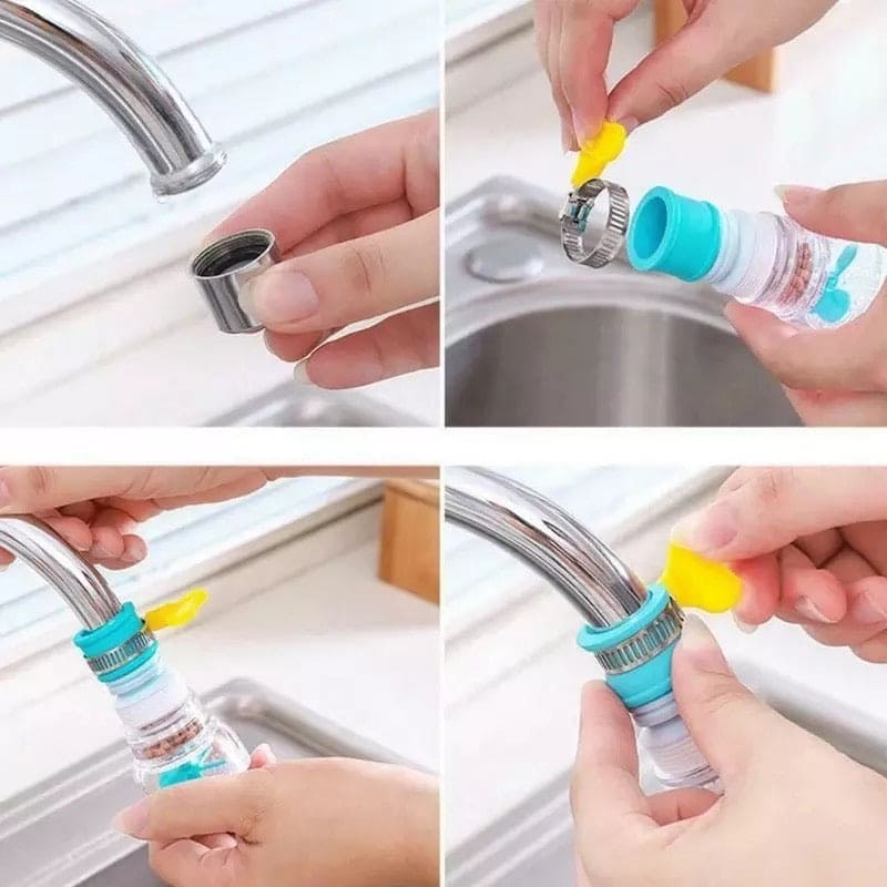 Fan Water Saving Tap, 360˚ Degree Rotatable Water Saving Tap, Durable Faucet Filter Nozzle, Tap Aerator Diffuser Faucet Nozzle Filter Adapter Share Tweet