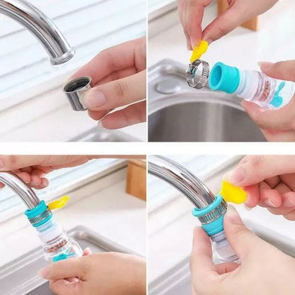 Fan Water Saving Tap, 360˚ Degree Rotatable Water Saving Tap, Durable Faucet Filter Nozzle, Tap Aerator Diffuser Faucet Nozzle Filter Adapter Share Tweet